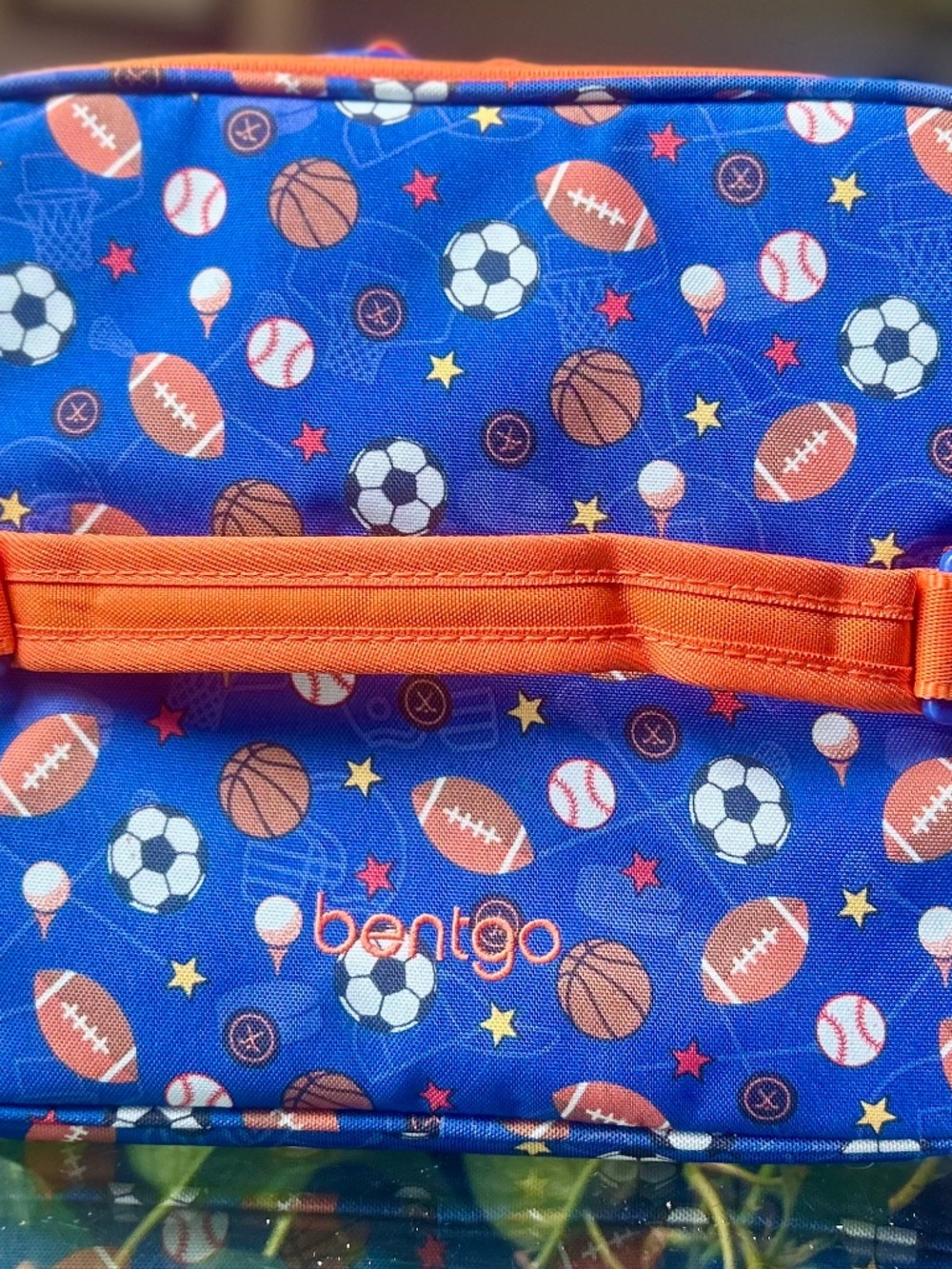 NEW Sports Themed Bentgo Lunch Box W/ USED matching Sports Bentgo Box